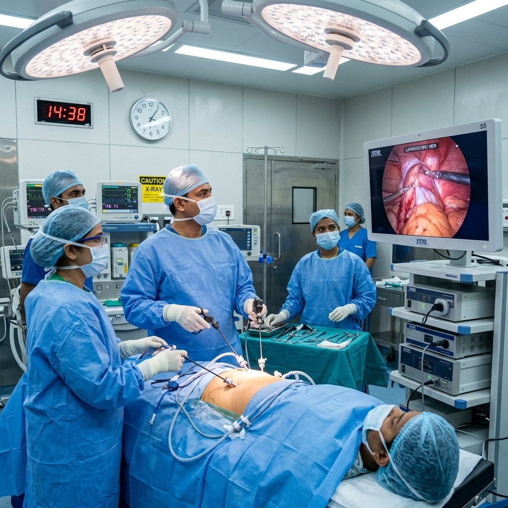 Laparoscopic Surgery at Harrpalay Clinick